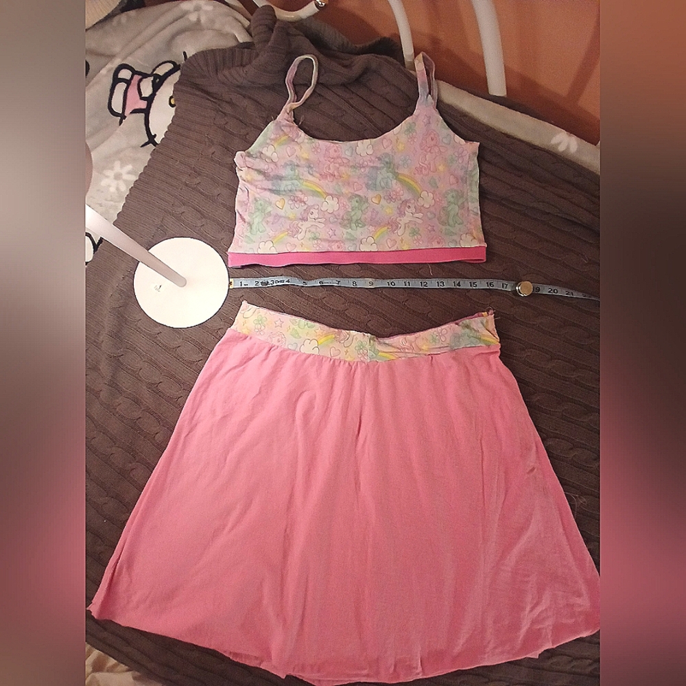 MLP wmns L skirt crop set